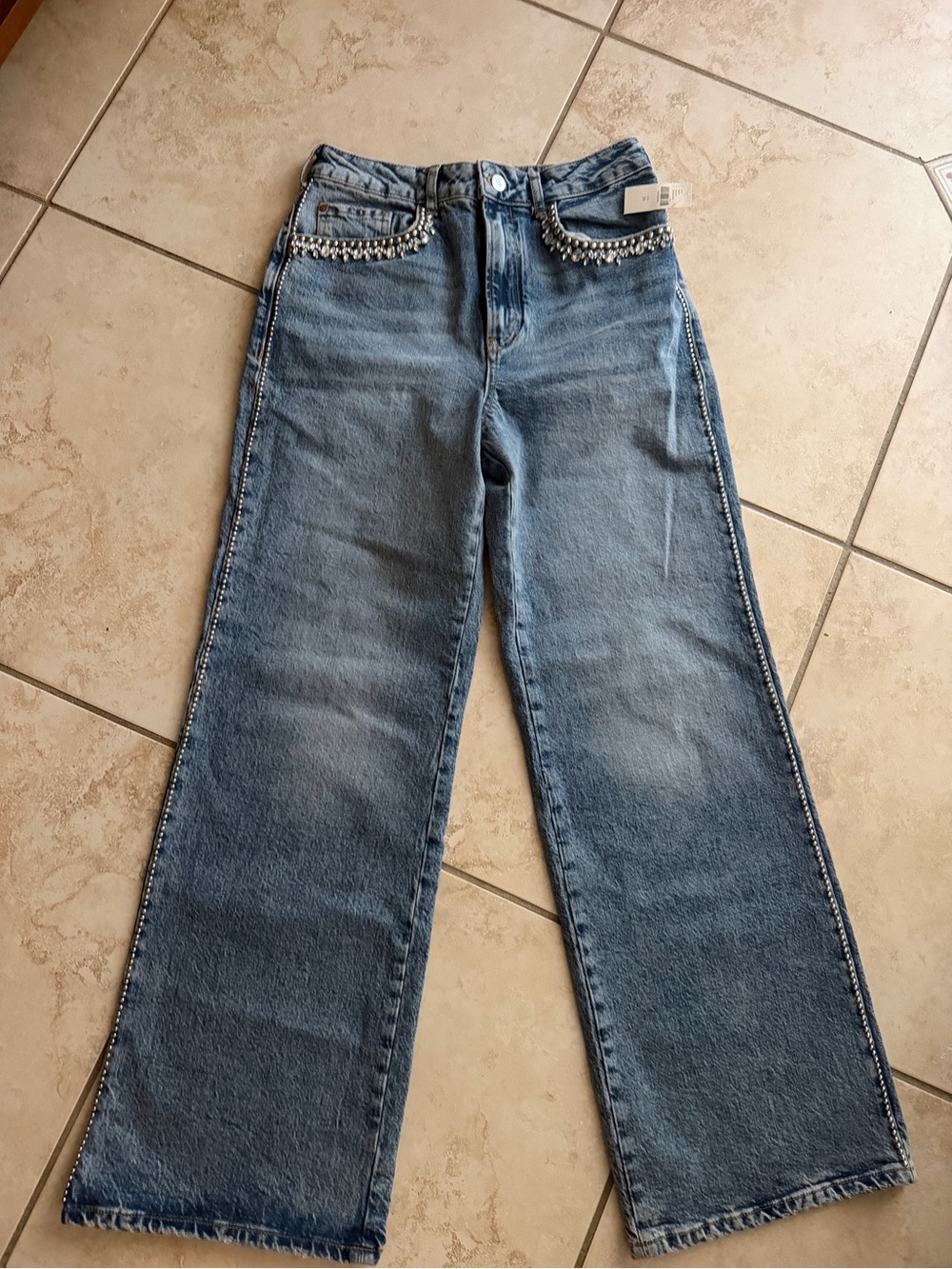 Embellished Anthropologie Pilcro Jeans. New